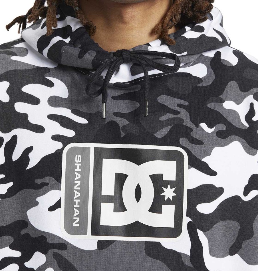 Hommes DC Shoes Sweats A Capuche Et Vestes | Sweat A Capuche Shanahan Pour Hommes Camouflage De Neige