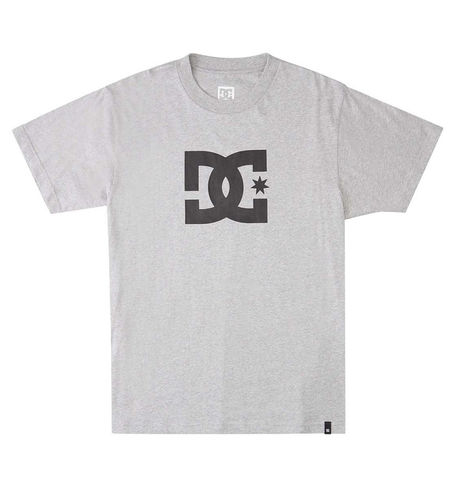 Hommes DC Shoes T-Shirts | T-Shirt Dc Star Homme Gris Chine