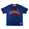 Hommes DC Shoes T-Shirts | Maillot De Football Dc Supertour Pour Hommes Bleu Nautique