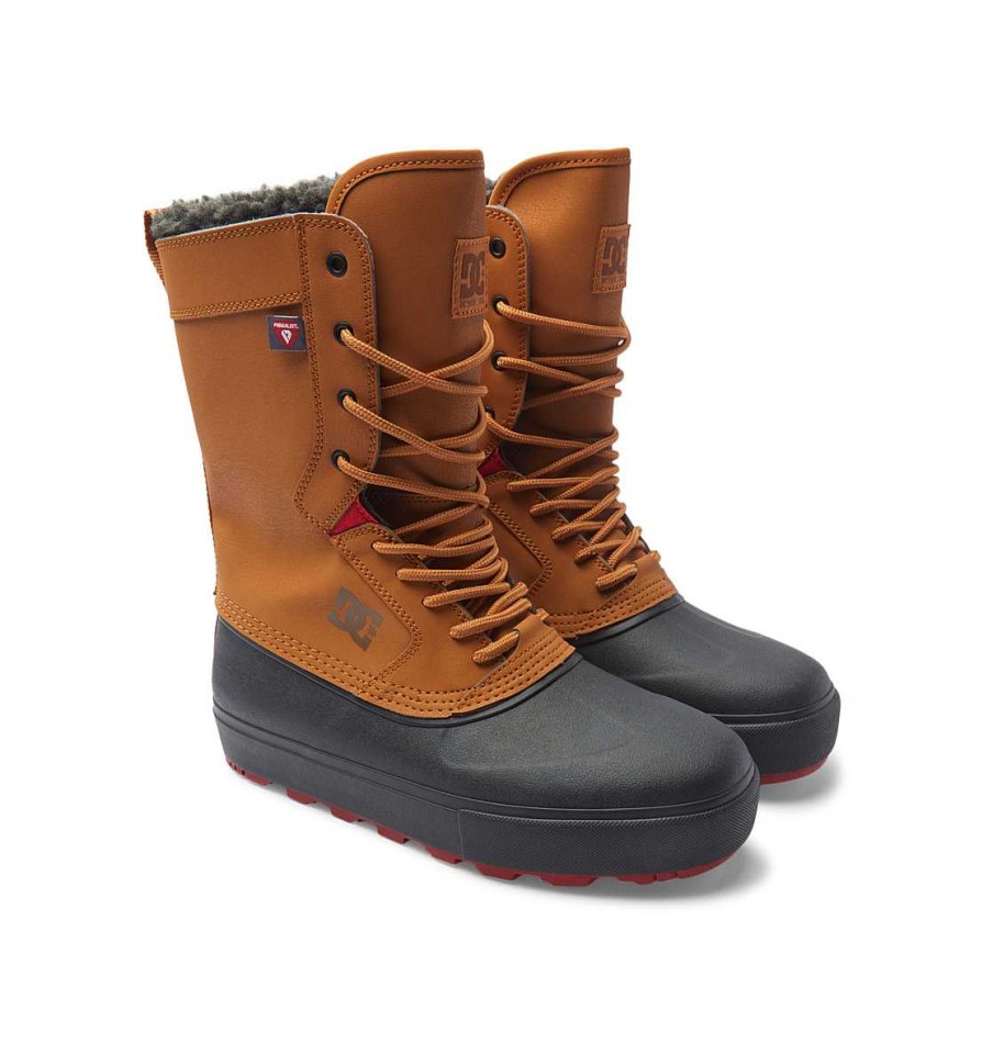 Hommes DC Shoes Bottes D'Hiver | Chaussures Resistantes A L'Eau Dc Reach Pour Hommes Ble/Noir