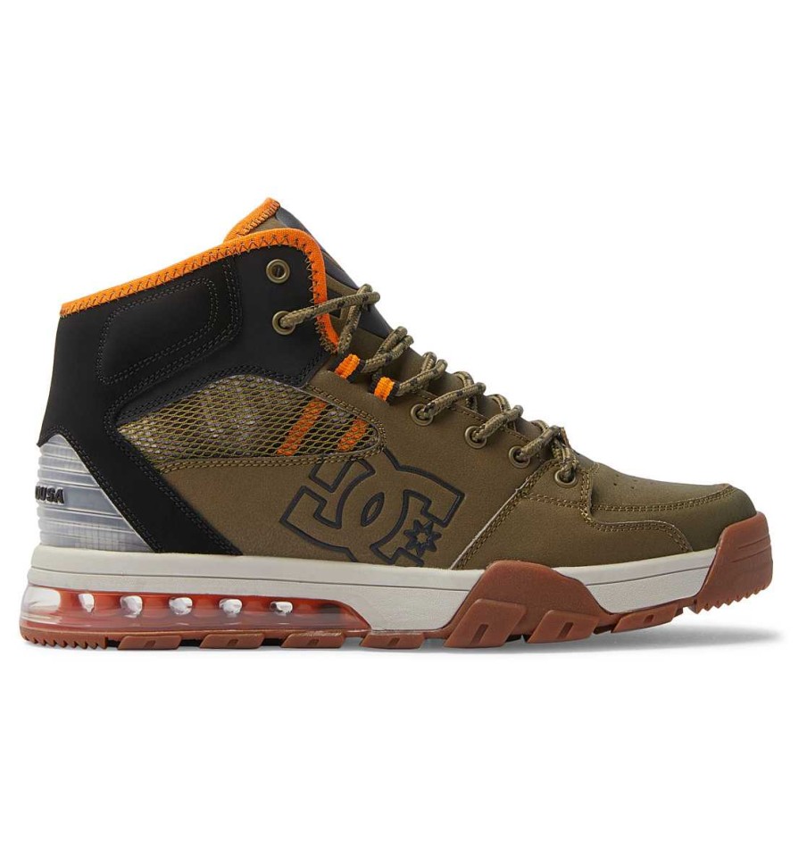 Hommes DC Shoes Bottes D'Hiver | Bottes D'Hiver Polyvalentes Hautes Et Resistantes A L'Eau Pour Hommes Olive/Noir