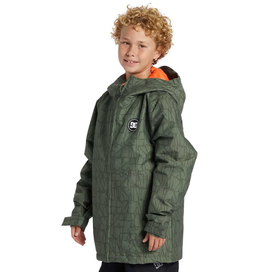 Enfants Neige DC Shoes | Veste De Snow Technique Basis Print Garcon Normes