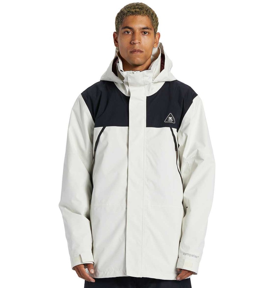 Neige Pour Hommes DC Shoes | Veste De Snow Technique Command 45K Pour Hommes Bouleau Argente