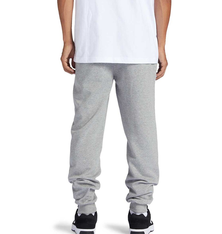 Hommes DC Shoes Pantalons Et Shorts | Pantalon De Jogging Baseline Pour Hommes Gris Moyen Chine