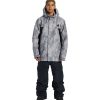 Neige Pour Hommes DC Shoes | Veste De Snow Technique Command 45K Pour Hommes Pierre Grise