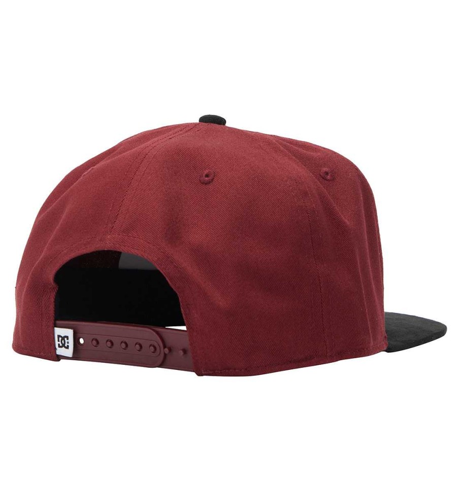 Hommes DC Shoes Chapeaux Et Bonnets | Casquette Snapback Brackers Pour Hommes Vin De Windsor