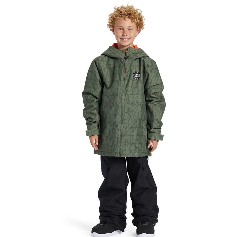 Enfants Neige DC Shoes | Veste De Snow Technique Basis Print Garcon Normes