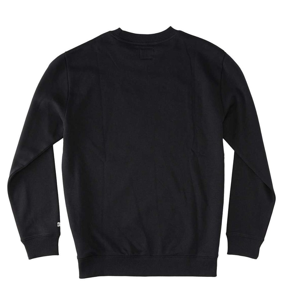 Hommes DC Shoes Sweats A Capuche Et Vestes | Sweat-Shirt De Base Pour Hommes Noir