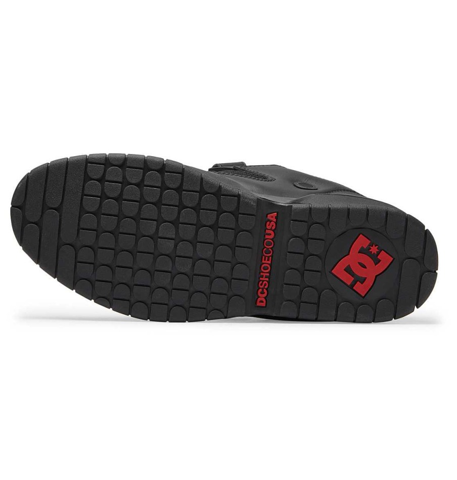 Hommes DC Shoes Patin | Chaussures De Skate Js 1 Shanahan Pro Pour Hommes Noir Rouge