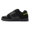 Hommes DC Shoes Baskets | Chaussures De Cerf Pour Hommes Noir/Vert Citron