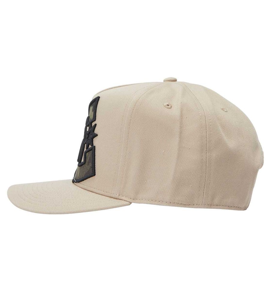 Hommes DC Shoes Chapeaux Et Bonnets | Casquette Heardnotts Snapback Pour Hommes Place Taupe