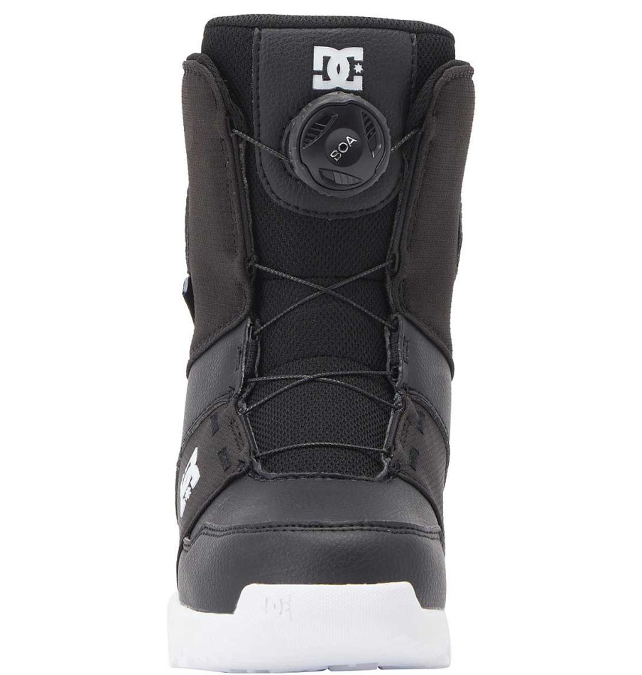 Enfants Neige DC Shoes | Bottes De Snowboard Scout Boa® Pour Garcon Noir Blanc