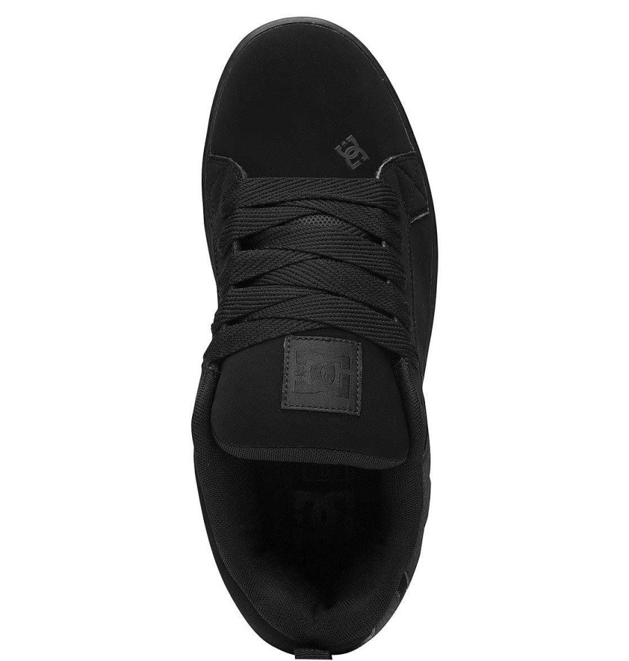 Hommes DC Shoes Essentiel | Chaussures Court Graffik Pour Hommes Noir/Noir/Noir