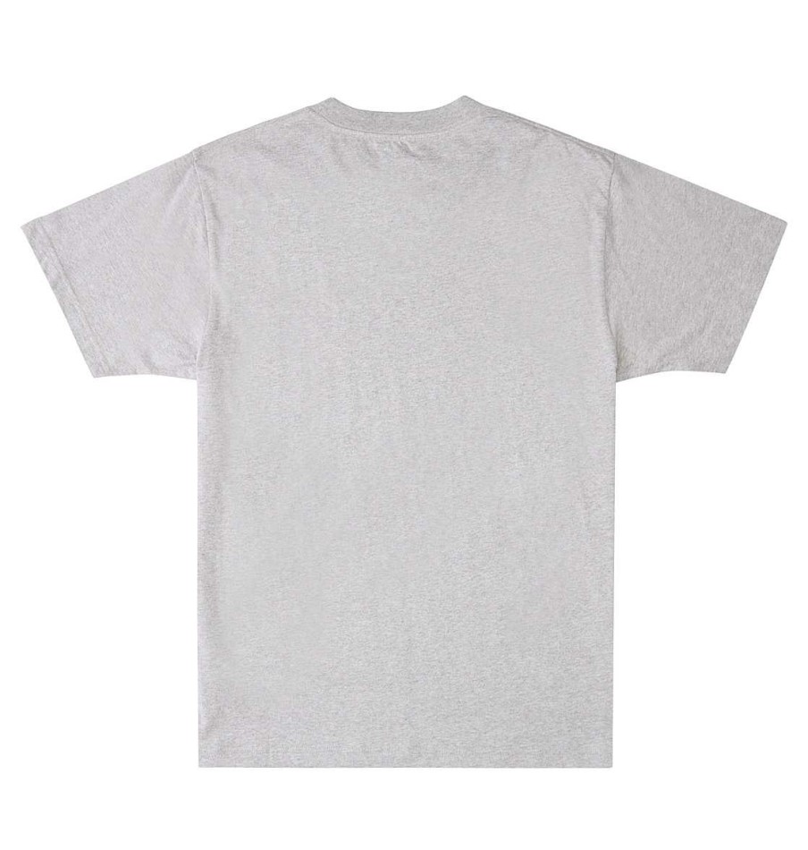 Hommes DC Shoes T-Shirts | T-Shirt Dc Star Homme Gris Chine