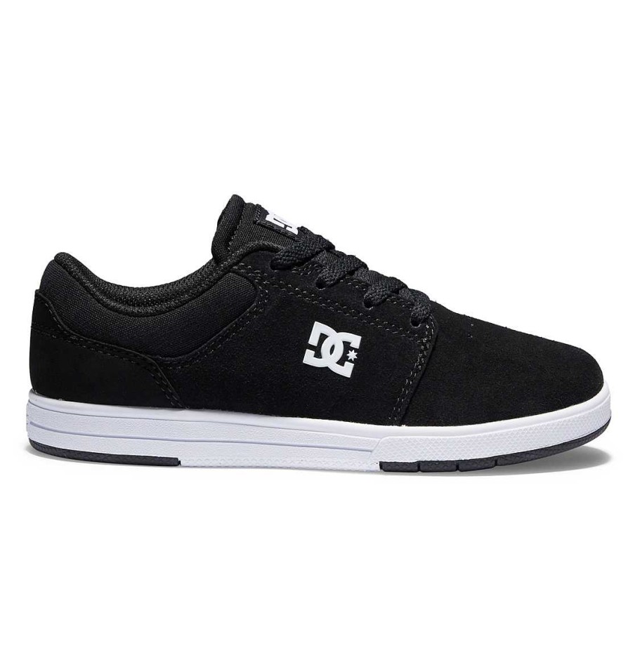 Enfants DC Shoes Baskets | Chaussures Crise 2 Pour Enfants Noir Blanc