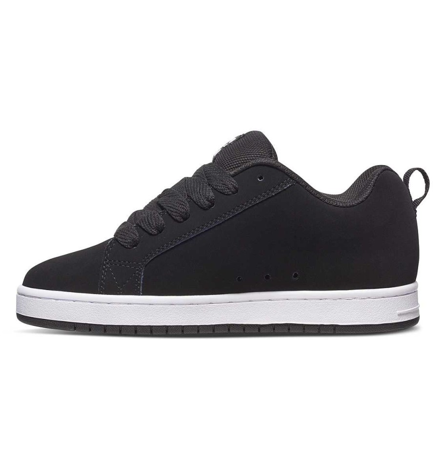 Hommes DC Shoes Essentiel | Chaussures Court Graffik Pour Hommes Noir