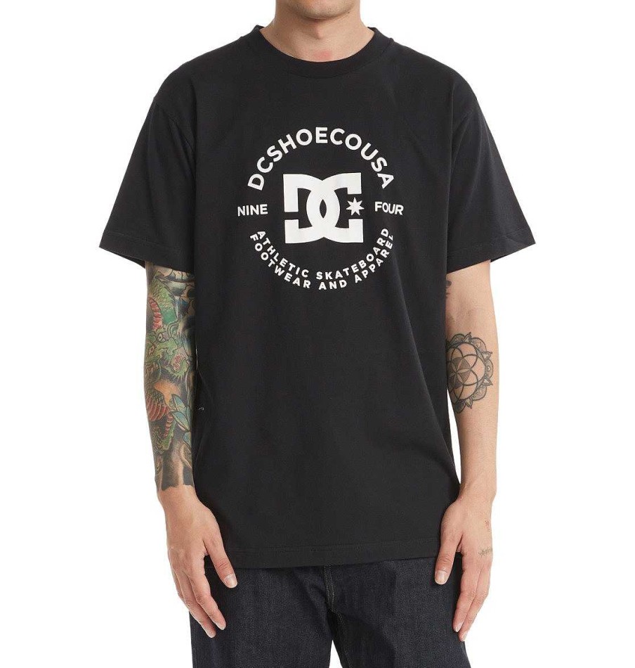 Hommes DC Shoes T-Shirts | T-Shirt Pilote Dc Star Pour Hommes Noir