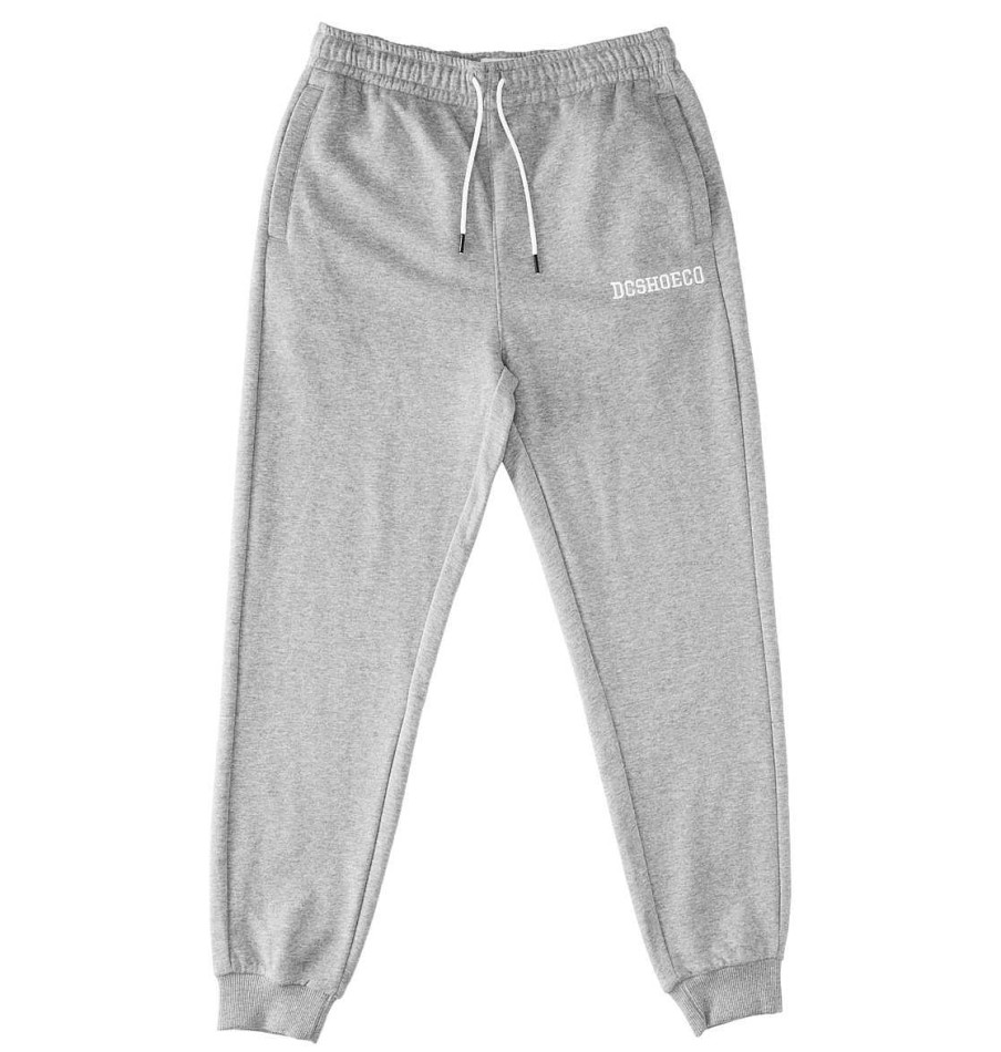 Hommes DC Shoes Pantalons Et Shorts | Pantalon De Jogging Baseline Pour Hommes Gris Moyen Chine