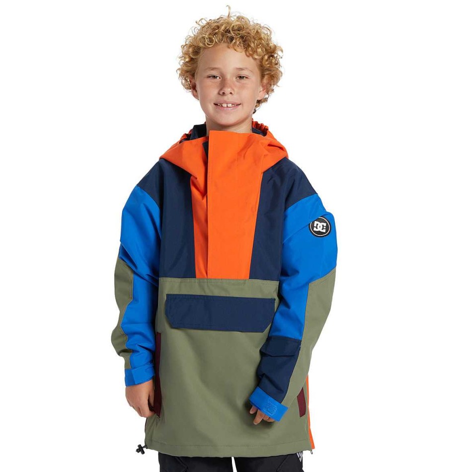 Enfants Neige DC Shoes | Veste De Neige Technique Anorak Dc-43 Pour Garcon Reutiliser