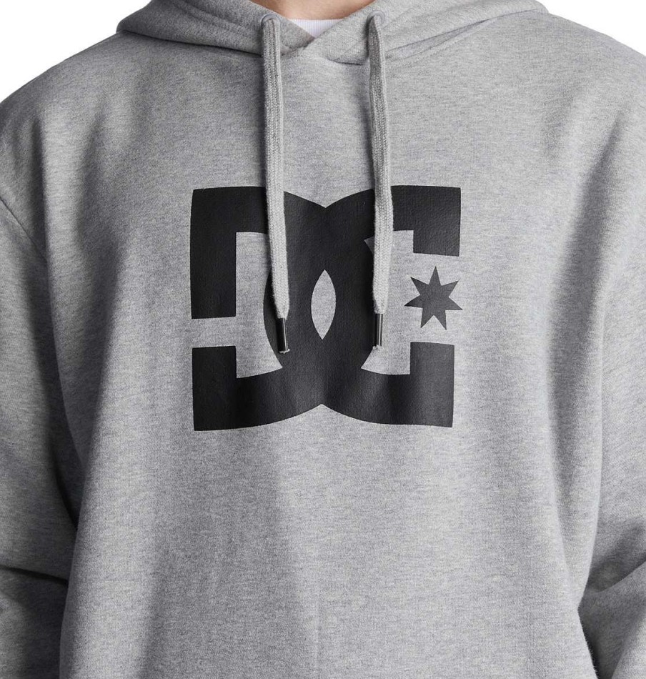 Hommes DC Shoes Sweats A Capuche Et Vestes | Sweat A Capuche Dc Star Pour Hommes Gris Chine