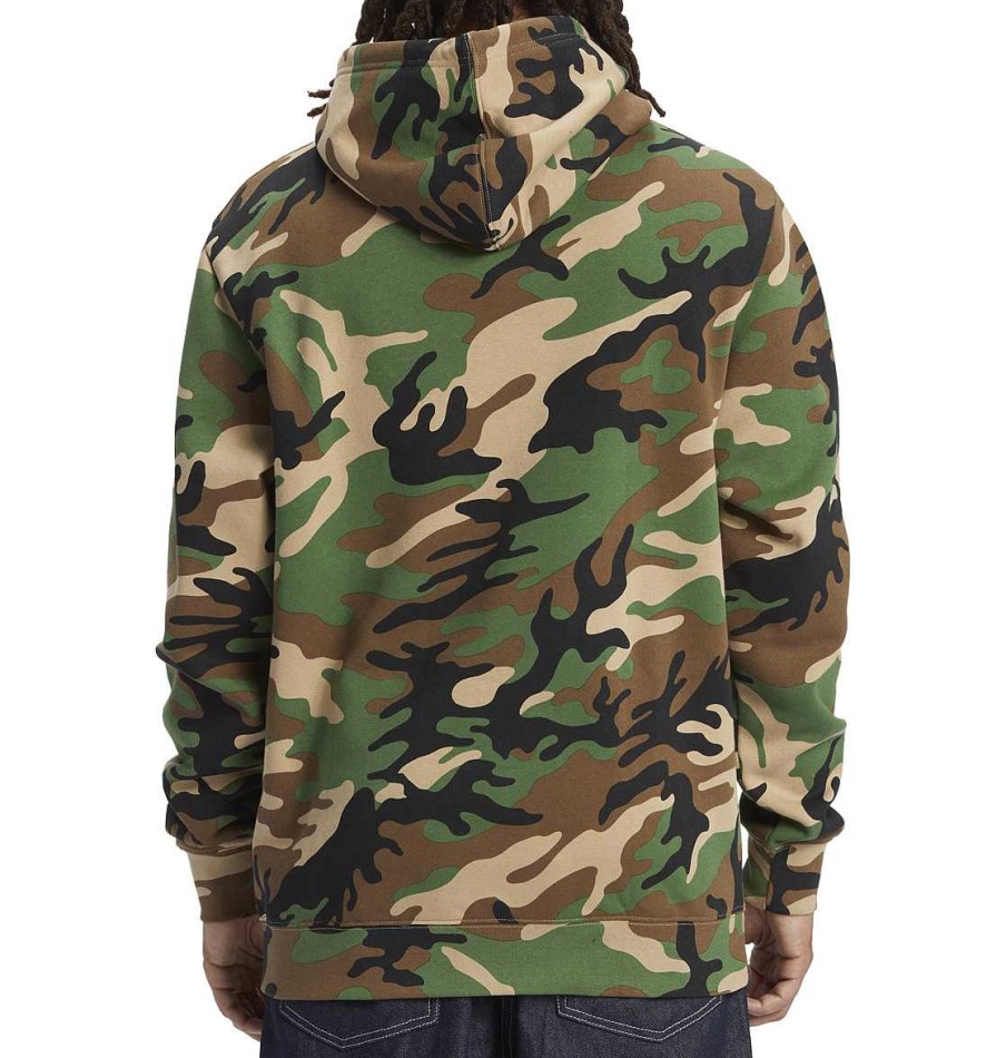 Hommes DC Shoes Sweats A Capuche Et Vestes | Thrasher Pour Hommes | Sweat A Capuche Dc Ph Camouflage Militaire