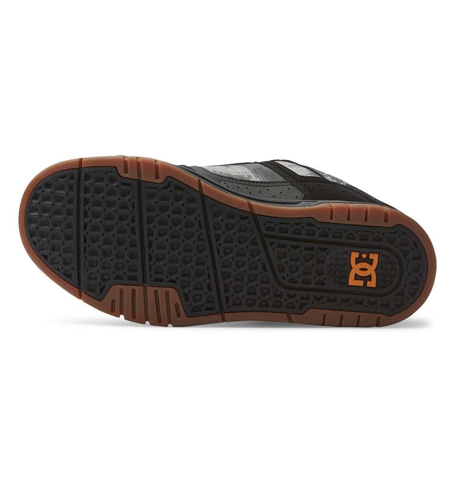 Hommes DC Shoes Essentiel | Chaussures De Cerf Pour Hommes Noir/Orange