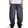 Hommes DC Shoes Pantalons Et Shorts | Jean De Charpentier Baggy Worker Pour Hommes Jean Noir