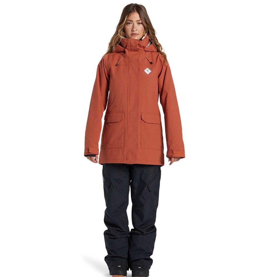 Neige Pour Femmes DC Shoes | Veste De Neige Technique Phoenix Parka Pour Femme Auburn