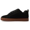 Hommes DC Shoes Essentiel | Chaussures Court Graffik Pour Hommes Noir/Gomme