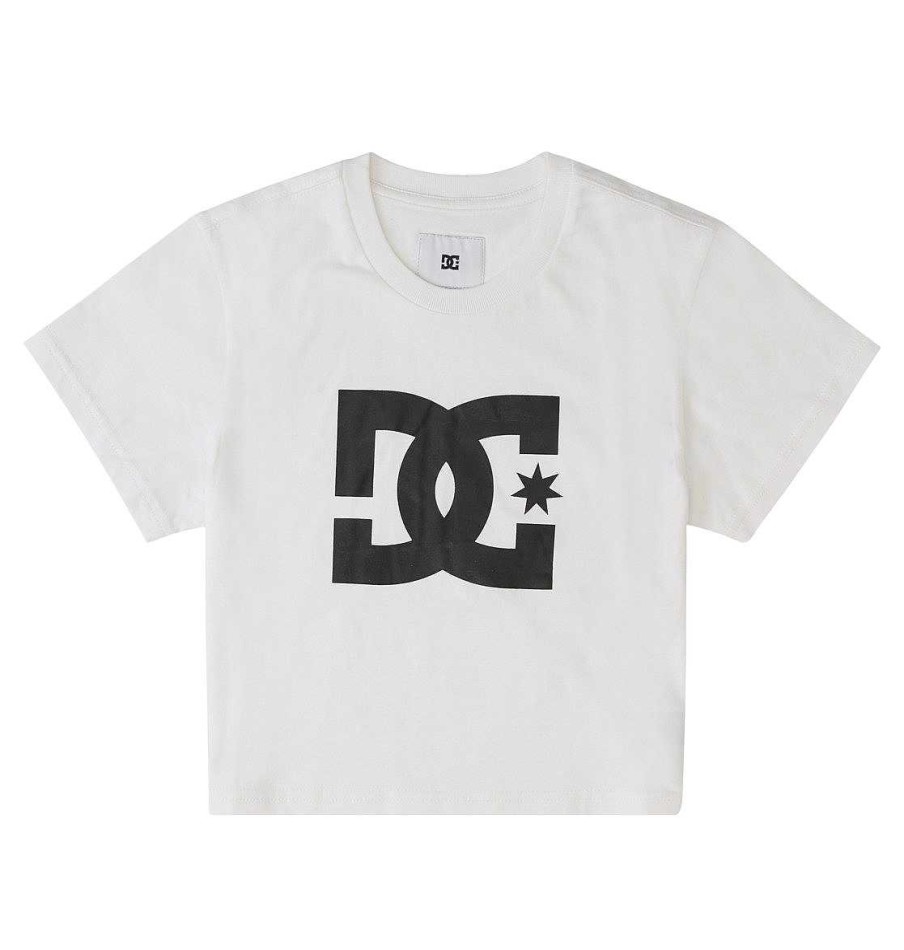 Femmes DC Shoes T-Shirts, Sweats A Capuche Et Vestes | T-Shirt Court Dc Star Pour Femme Blanc