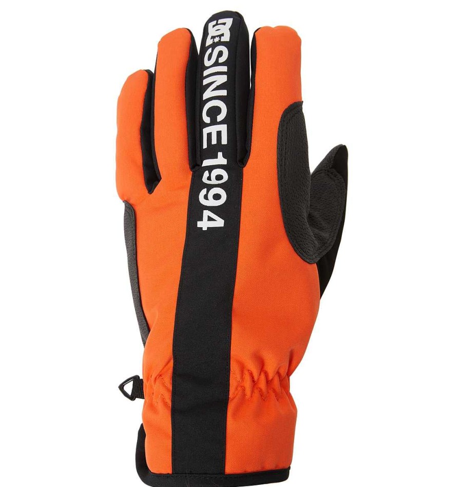 Neige Pour Hommes DC Shoes | Gants De Snowboard Techniques Salute Pour Hommes Orangeade