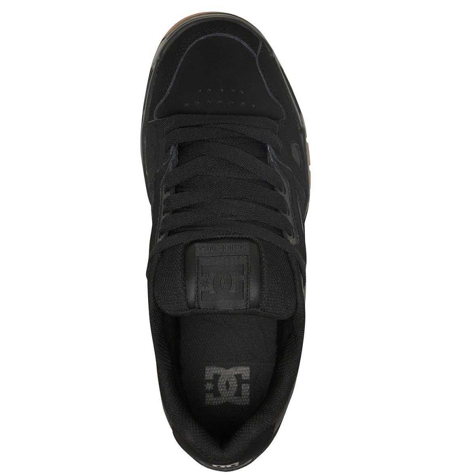 Hommes DC Shoes Essentiel | Chaussures De Cerf Pour Hommes Noir/Gomme