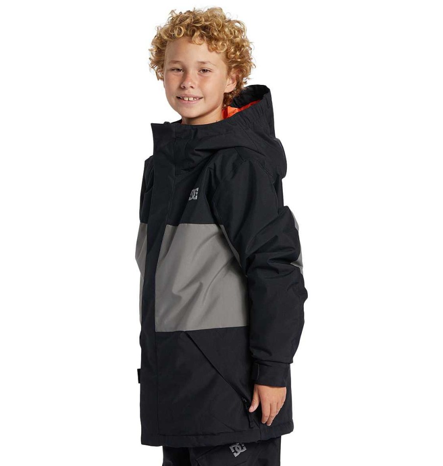 Enfants Neige DC Shoes | Veste De Snow Technique Defy Garcon Noir