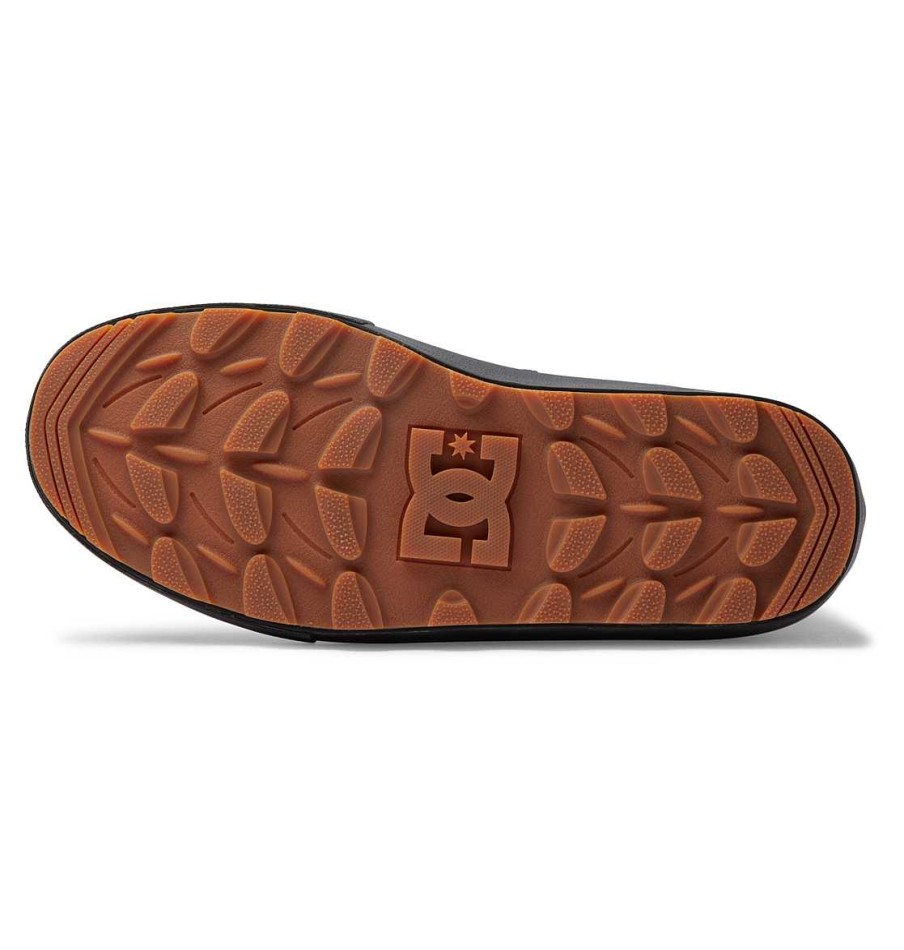 Hommes DC Shoes Bottes D'Hiver | Chaussures Resistantes A L'Eau Dc Reach Pour Hommes Noir/Noir/Gomme