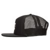 Hommes DC Shoes Chapeaux Et Bonnets | Casquette De Camionneur De Station-Service Pour Hommes Noir