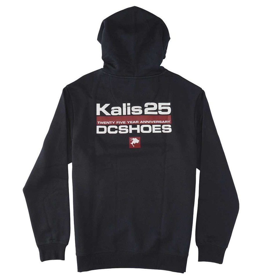 Hommes DC Shoes Sweats A Capuche Et Vestes | Sweat A Capuche Kalis25 Pour Hommes Noir