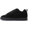 Hommes DC Shoes Baskets | Chaussures Court Graffik Pour Hommes Carreaux Noir/Rouge