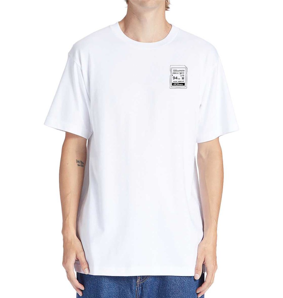 Hommes DC Shoes T-Shirts | T-Shirt A Rabat Heikkila Sw 360 Pour Hommes Blanc