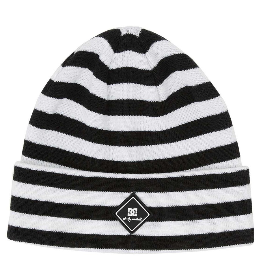 Neige Pour Hommes DC Shoes | Bonnet Andy Warhol X Dc Shoes Pour Hommes Noir Blanc