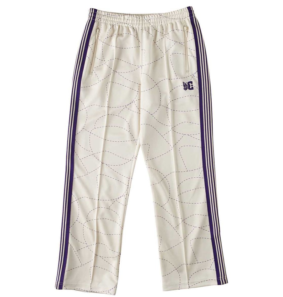 Hommes DC Shoes Pantalons Et Shorts | Pantalon De Survetement Dc X Needles Ivoire