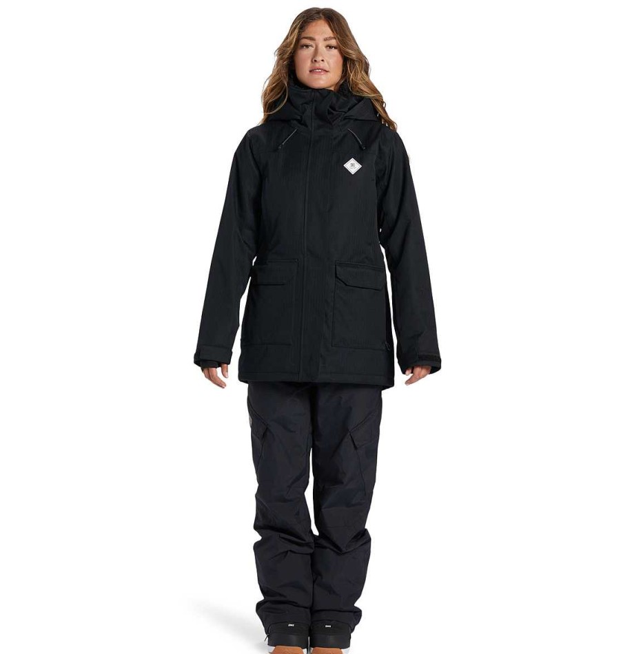 Neige Pour Femmes DC Shoes | Veste De Neige Technique Phoenix Parka Pour Femme Noir