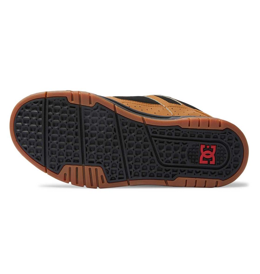 Hommes DC Shoes Baskets | Chaussures De Cerf Pour Hommes Noir/Ble