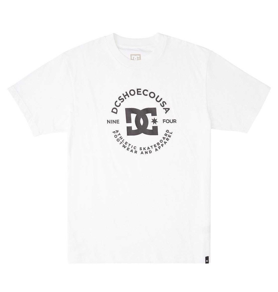 Hommes DC Shoes T-Shirts | T-Shirt Pilote Dc Star Pour Hommes Blanc