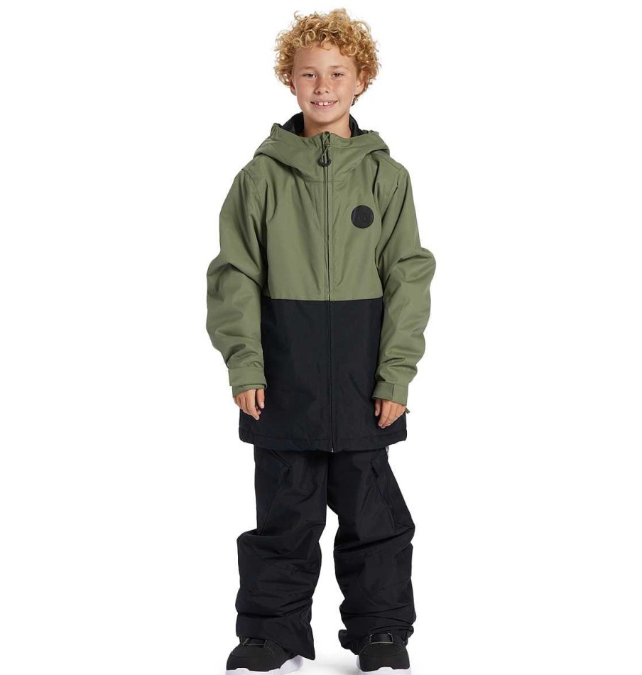 Enfants Neige DC Shoes | Veste De Snow Technique Basis Garcon Trefle A Quatre Feuilles