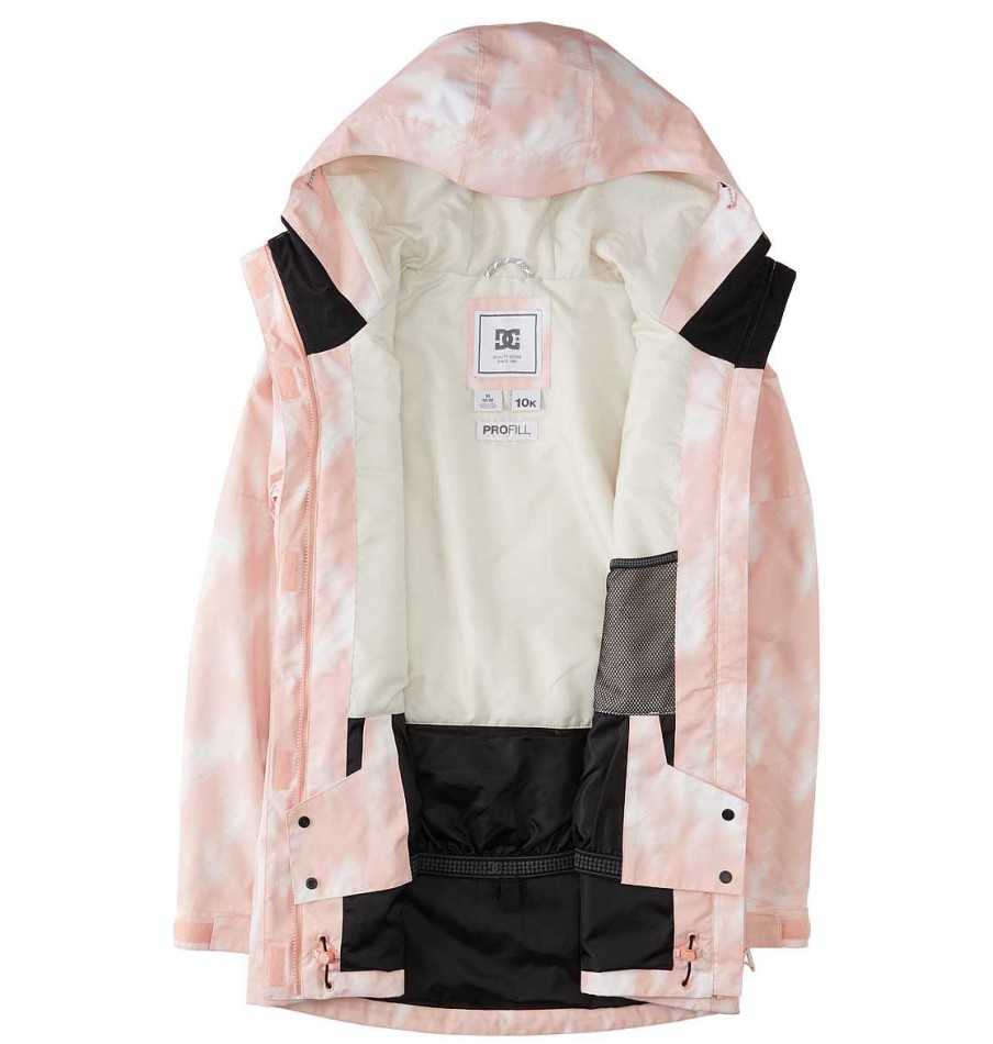 Neige Pour Femmes DC Shoes | Veste De Snow Technique Cruiser Femme Courses D'Arbres Roses