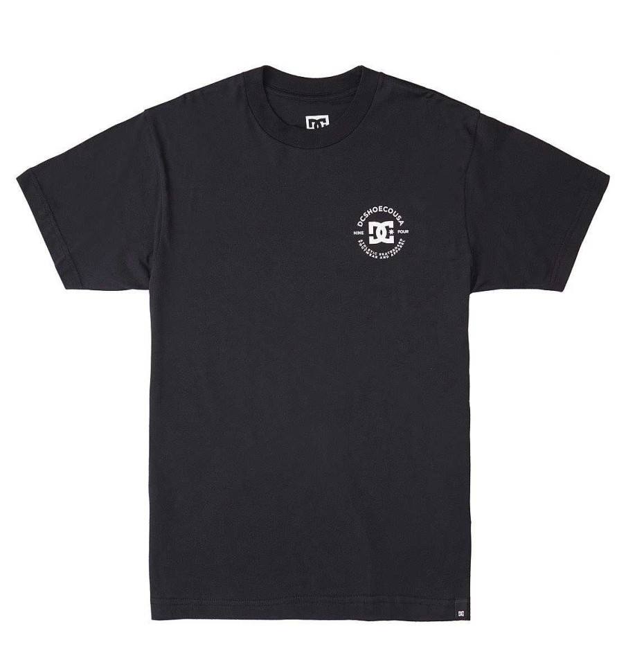 Hommes DC Shoes T-Shirts | T-Shirt Pilote Dc Star Pour Hommes Noir