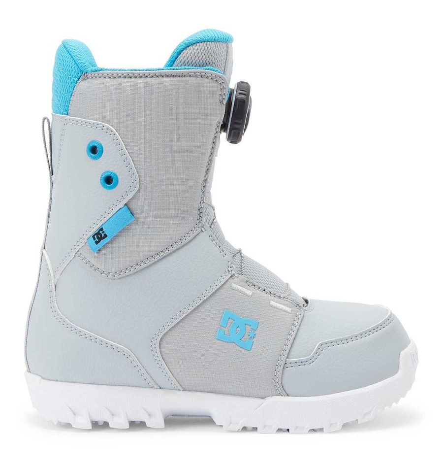 Enfants Neige DC Shoes | Bottes De Snowboard Scout Boa® Pour Garcon Gris/Bleu