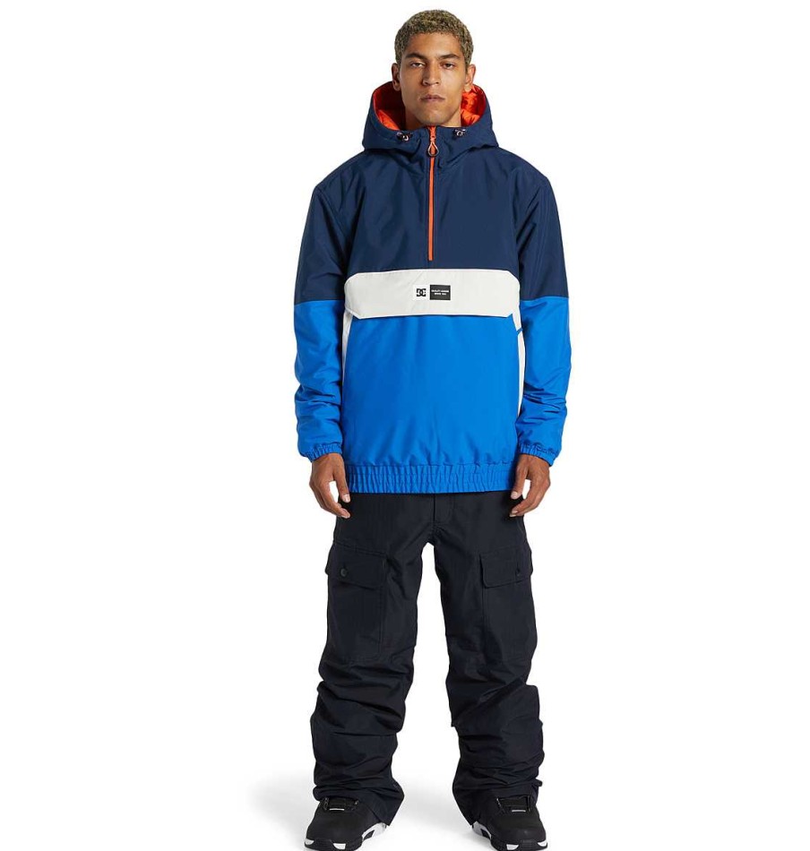 Neige Pour Hommes DC Shoes | Veste De Neige Anorak Reversible Technique Nexus Pour Hommes Robe Bleue