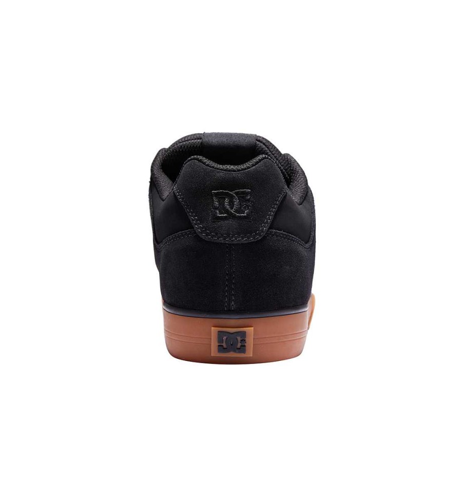 Hommes DC Shoes Baskets | Chaussures Pures Pour Hommes Noir/Gomme