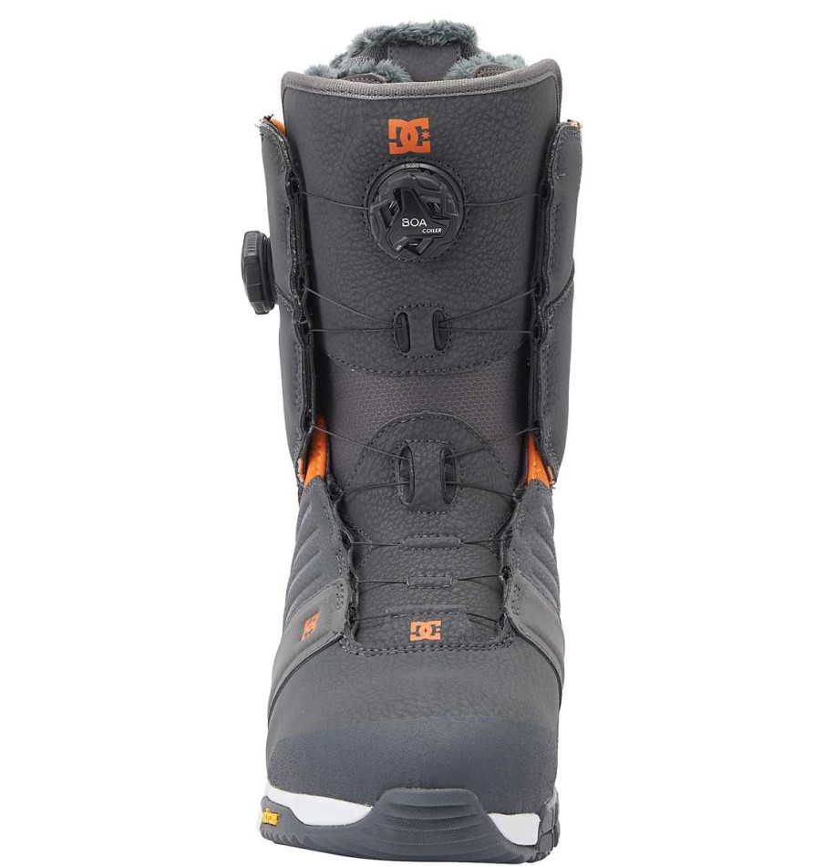 Neige Pour Hommes DC Shoes | Bottes De Planche A Neige Judge Boa® Pour Hommes Gris/Gris/Orange